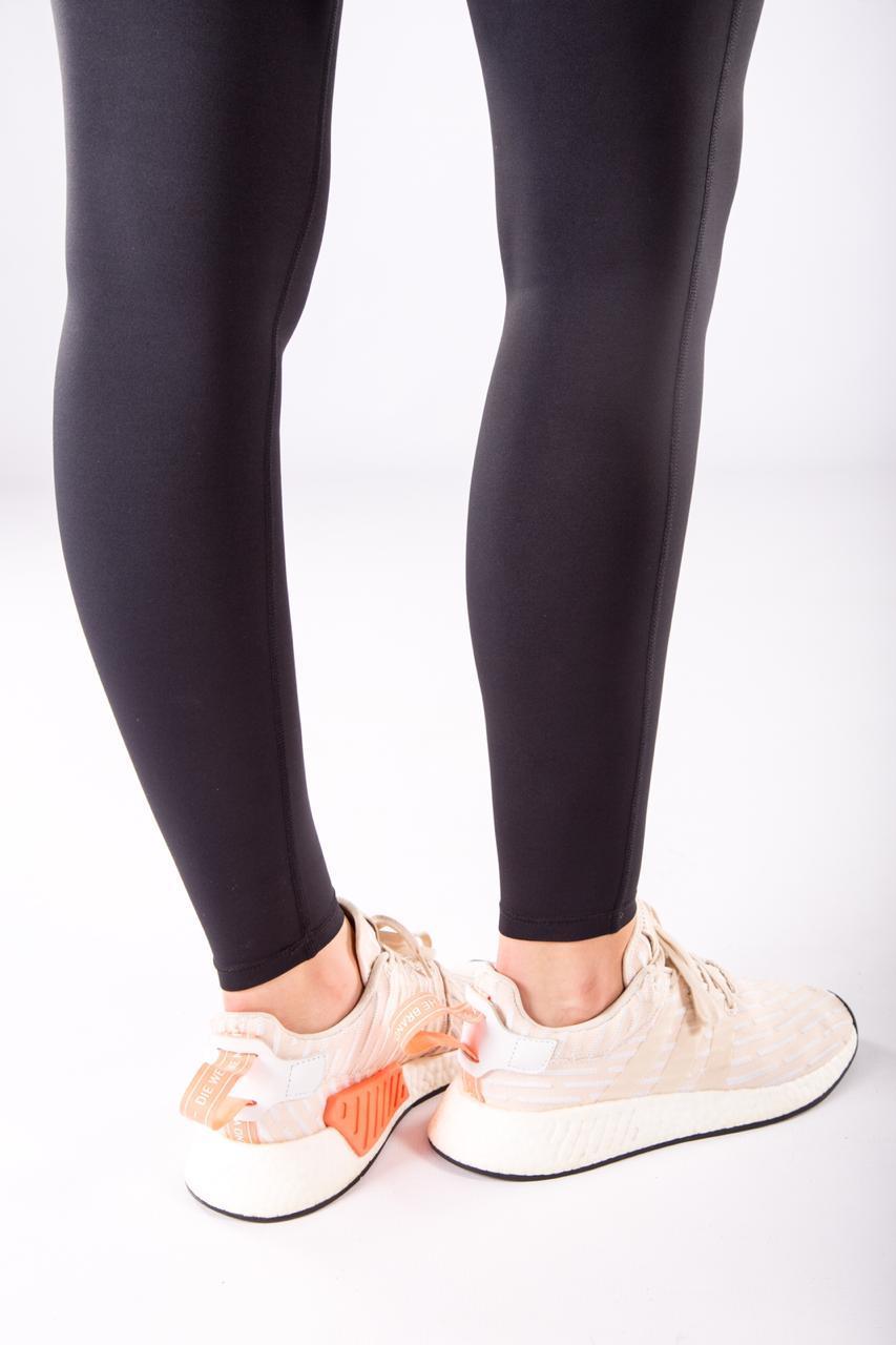 Image of Compression Leggings with phone pocket - Black