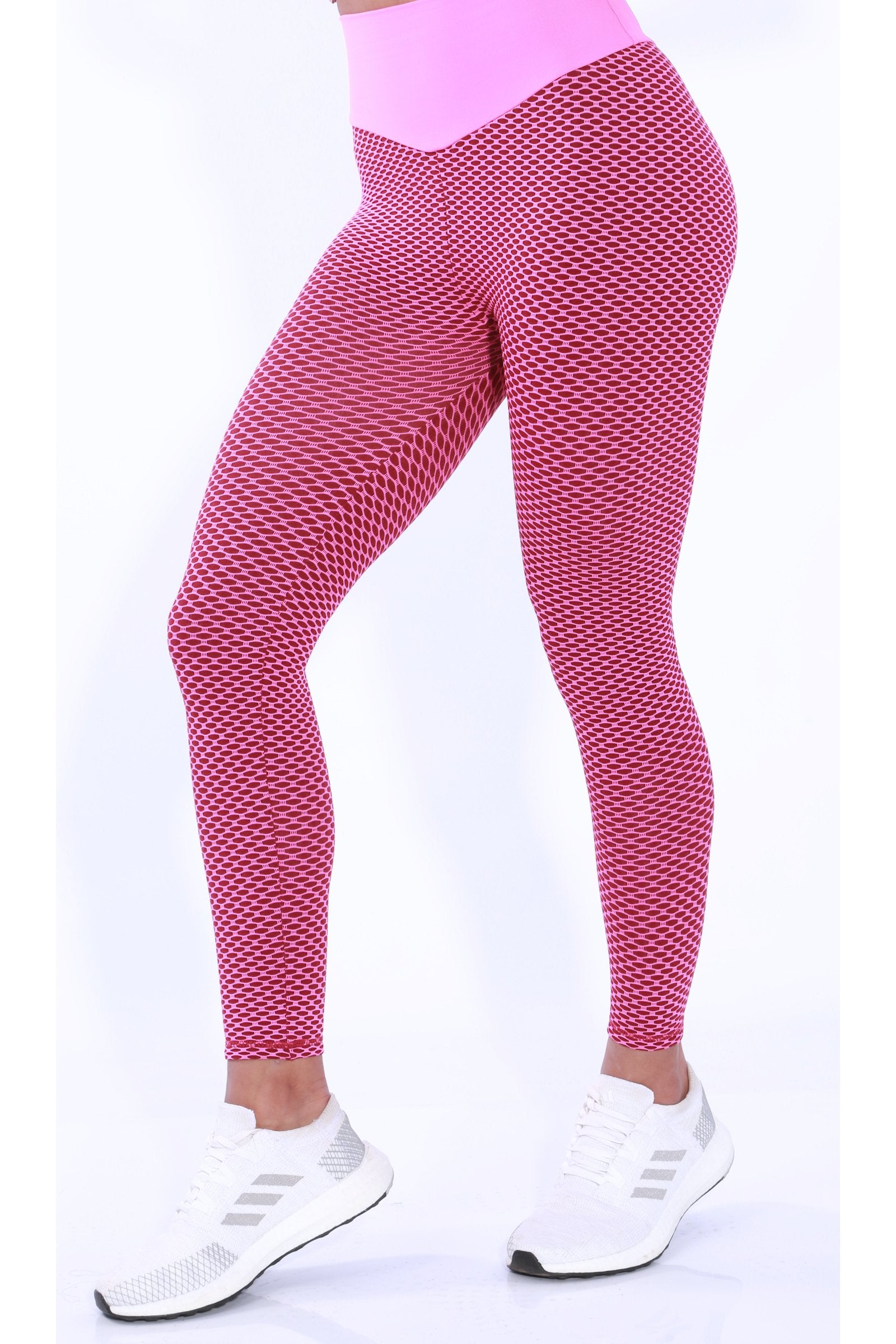 Wonderfit Bubble leggings AKA ‘Tik Tok Pants’ - Anti cellulite leggings - Pink