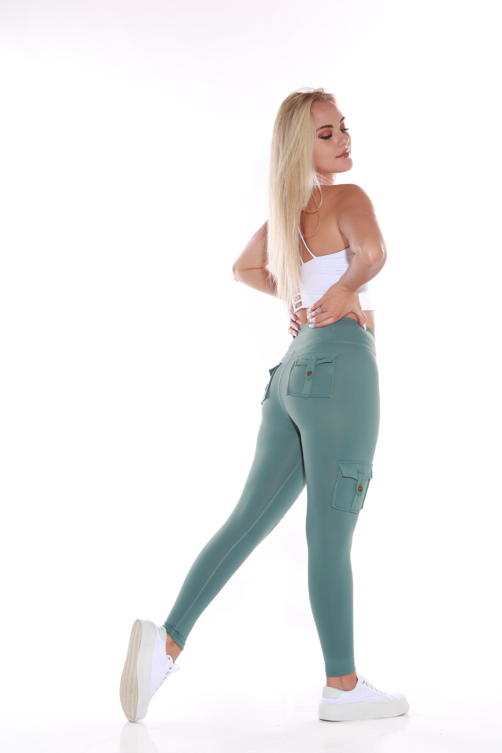 TNG Cargo Leggings - Sage
