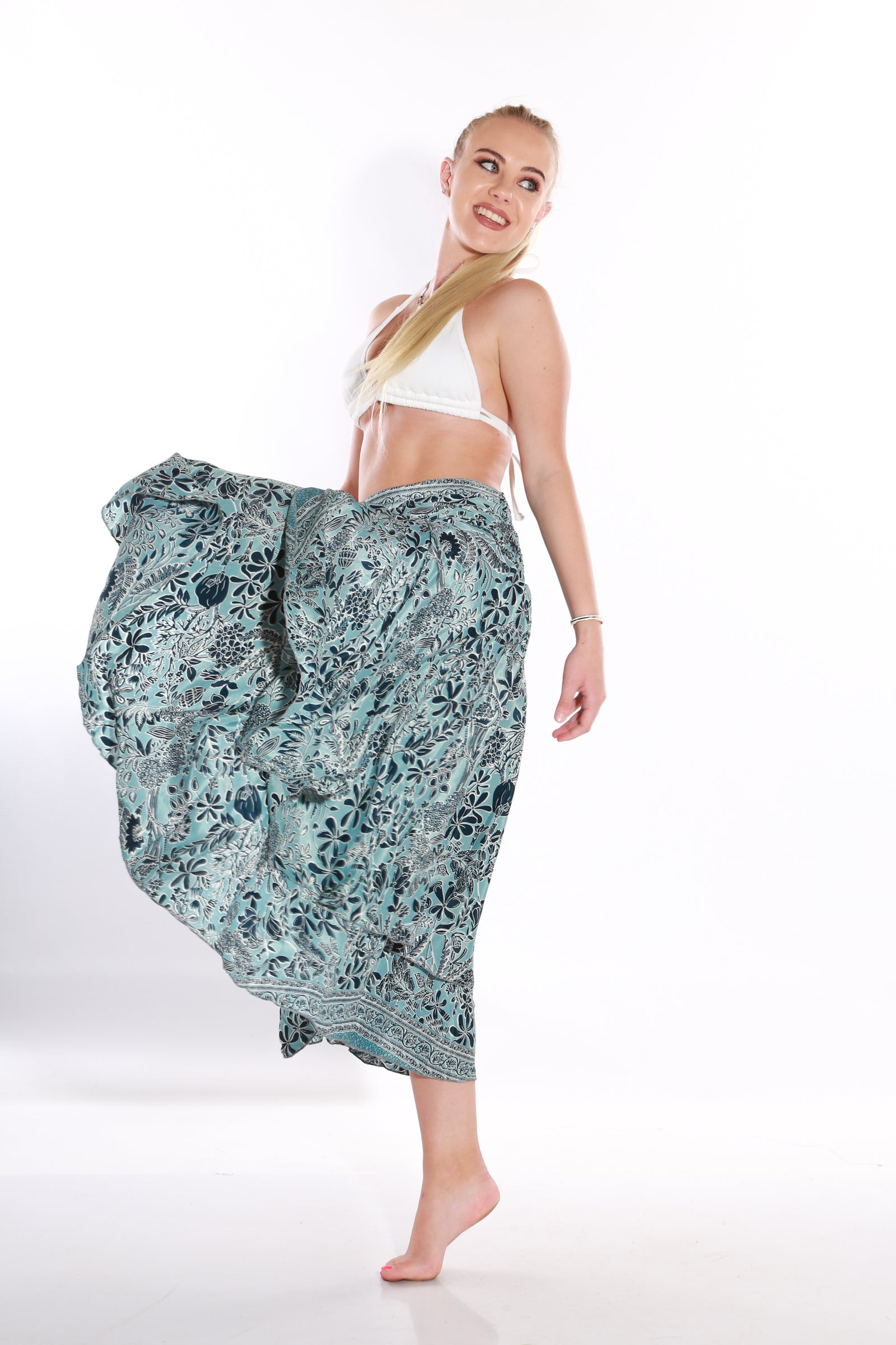 Image of Happy Boho midi skirt - Capri