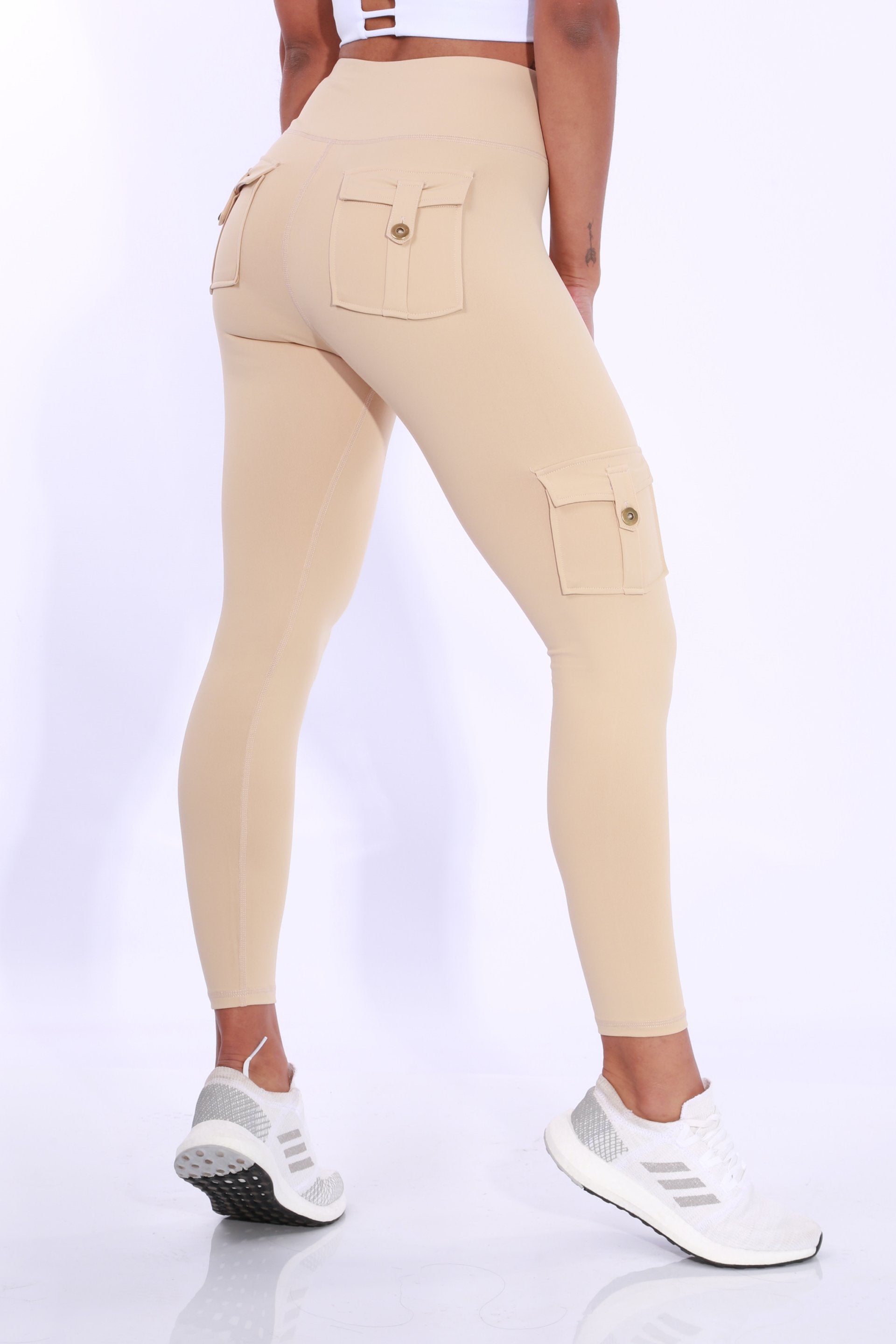 GNT Cargo Leggings - Cream
