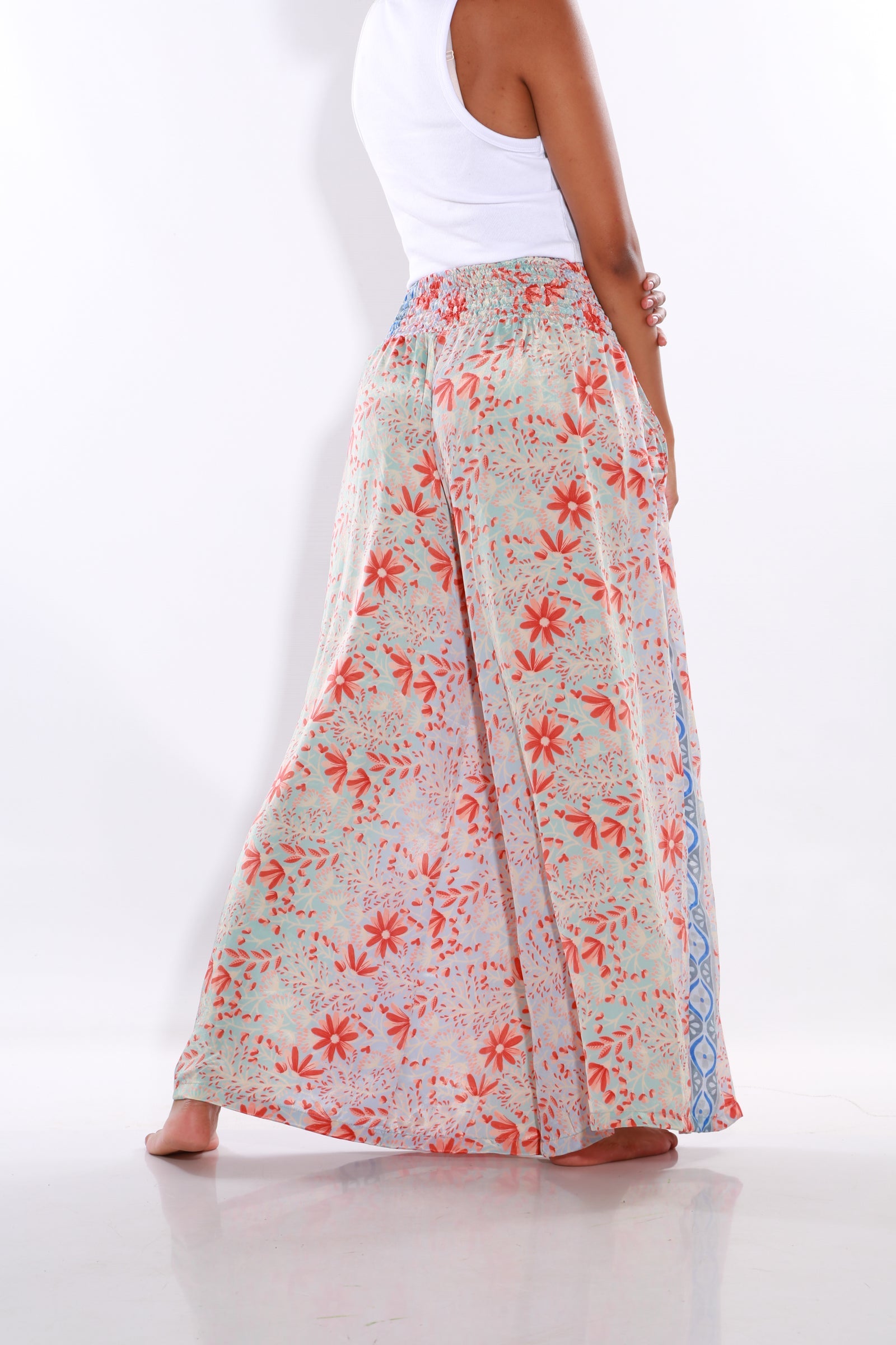 Image of Happy Pants wide leg palazzo pants -  cherry blossom