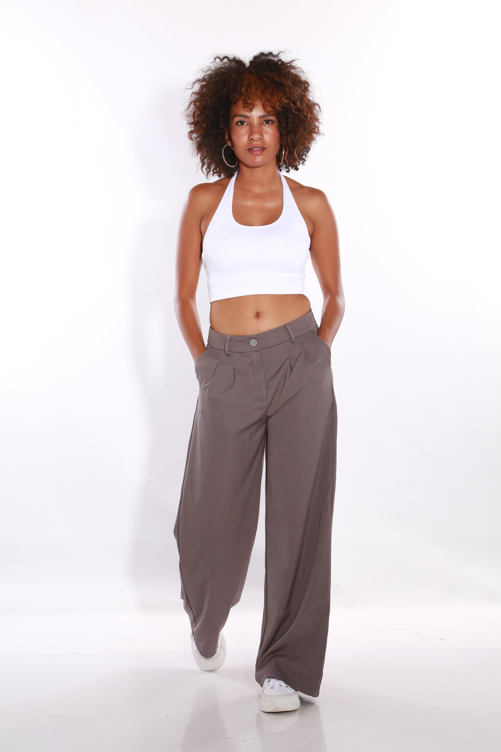 GNT Wide leg pants - grey