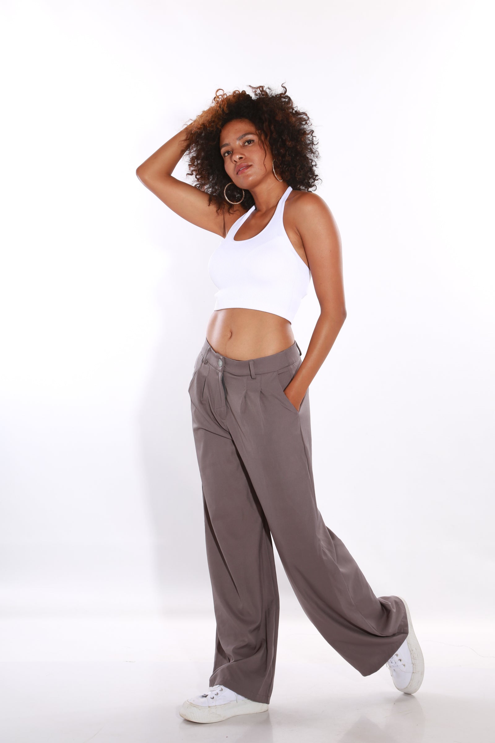 GNT Wide leg pants - grey