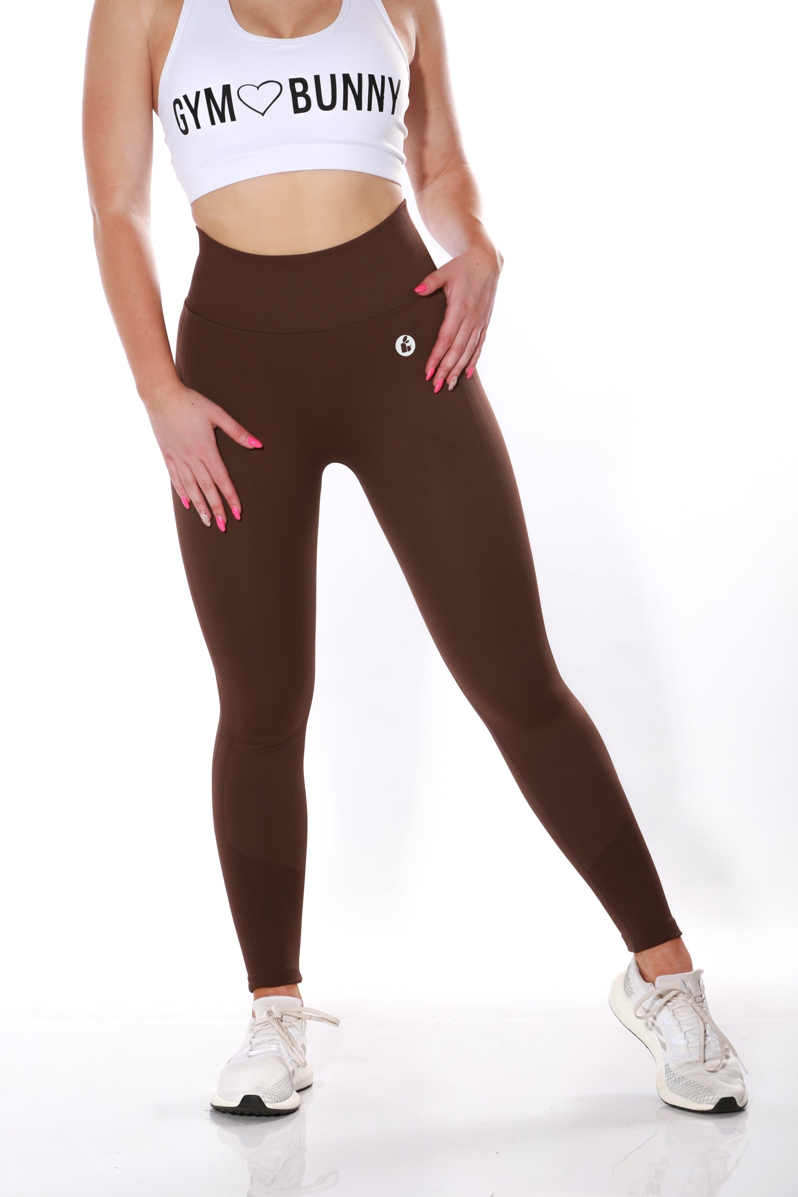 Gymbunny Super scrunch leggings -Brown