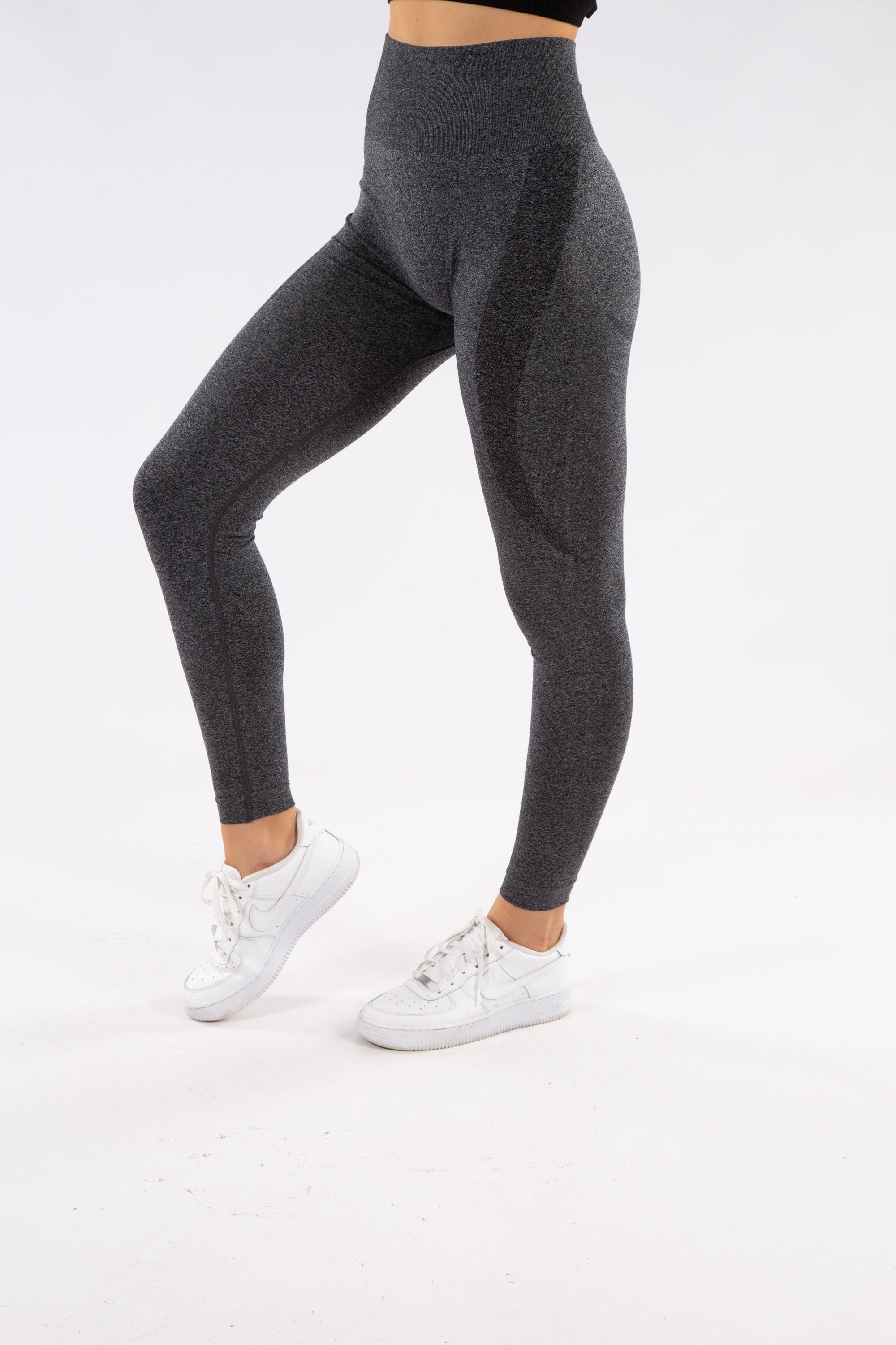 Image of Wonderfit Contour Seamless leggings- Dark Grey
