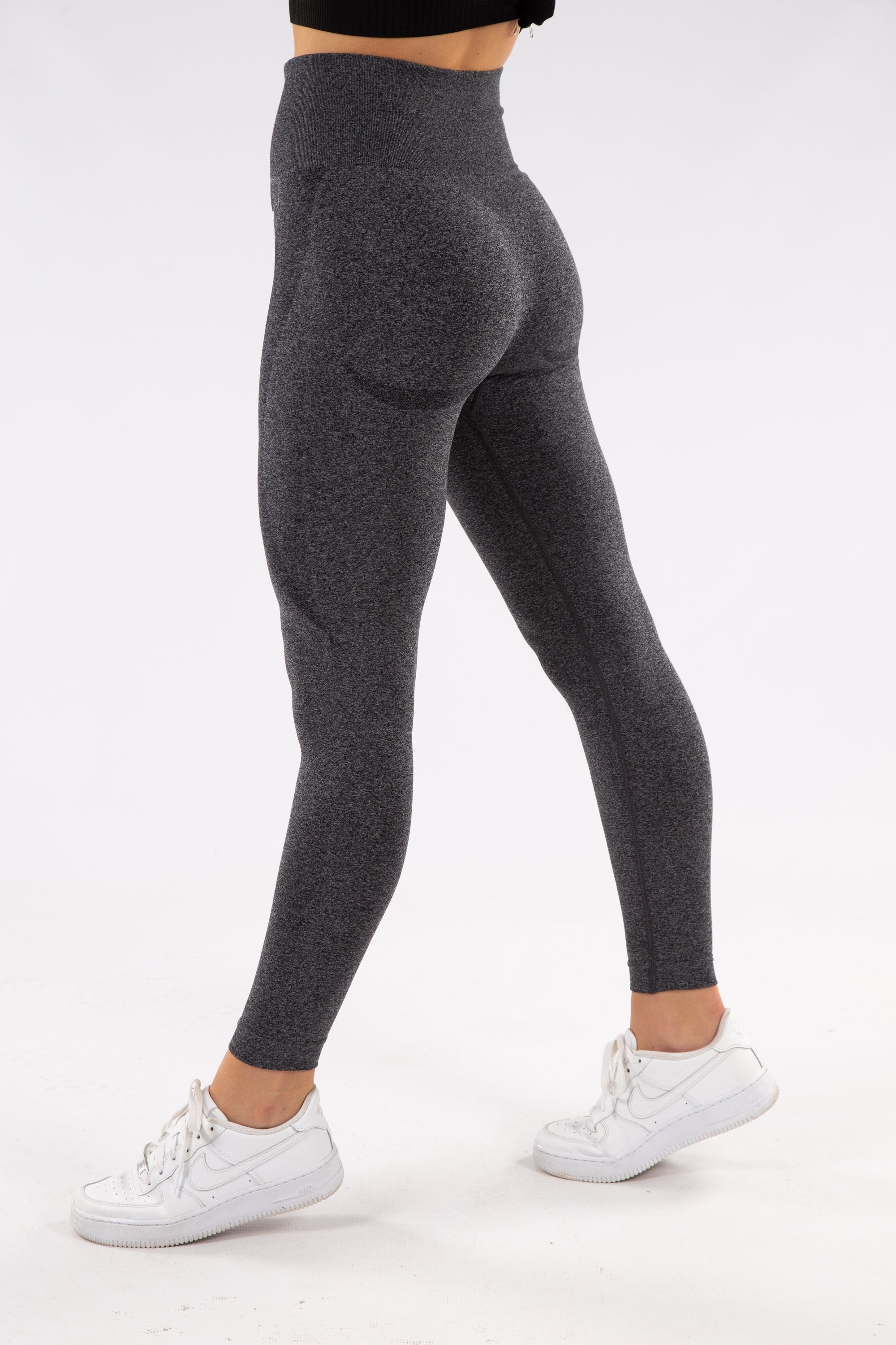 Image of Wonderfit Contour Seamless leggings- Dark Grey