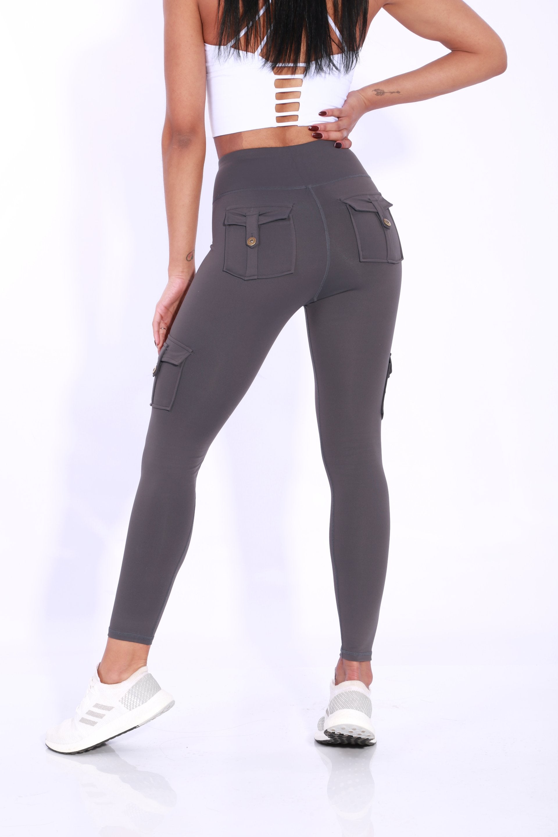 Image of GNT Cargo Leggings -  Grey