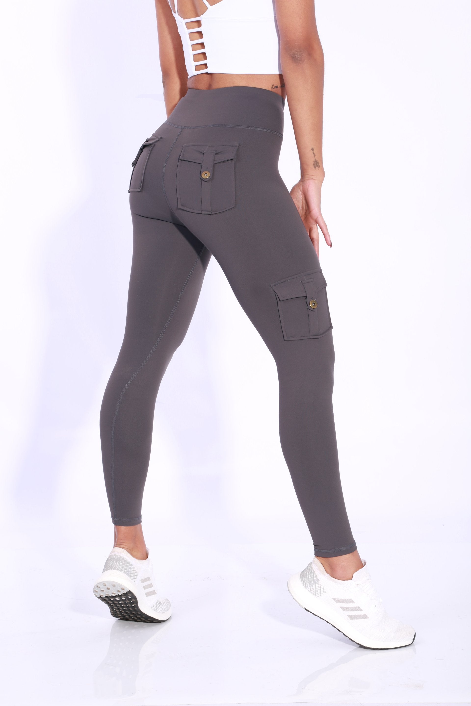 Image of GNT Cargo Leggings -  Grey