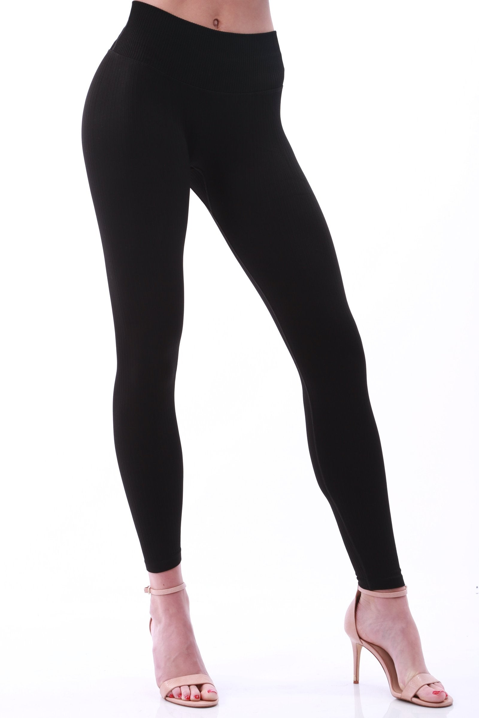 GNT Leggings - Ribbed black