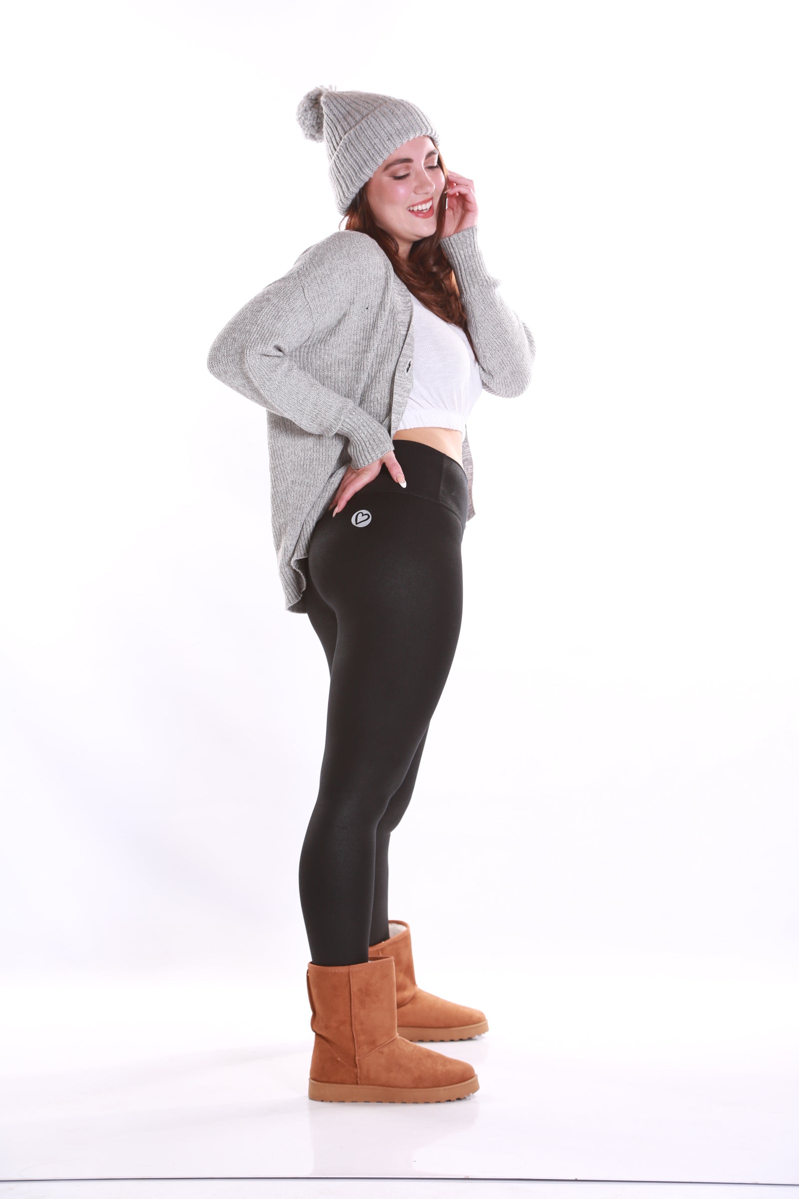 Image of Gymbunny Summer Faux-mo leggings- black