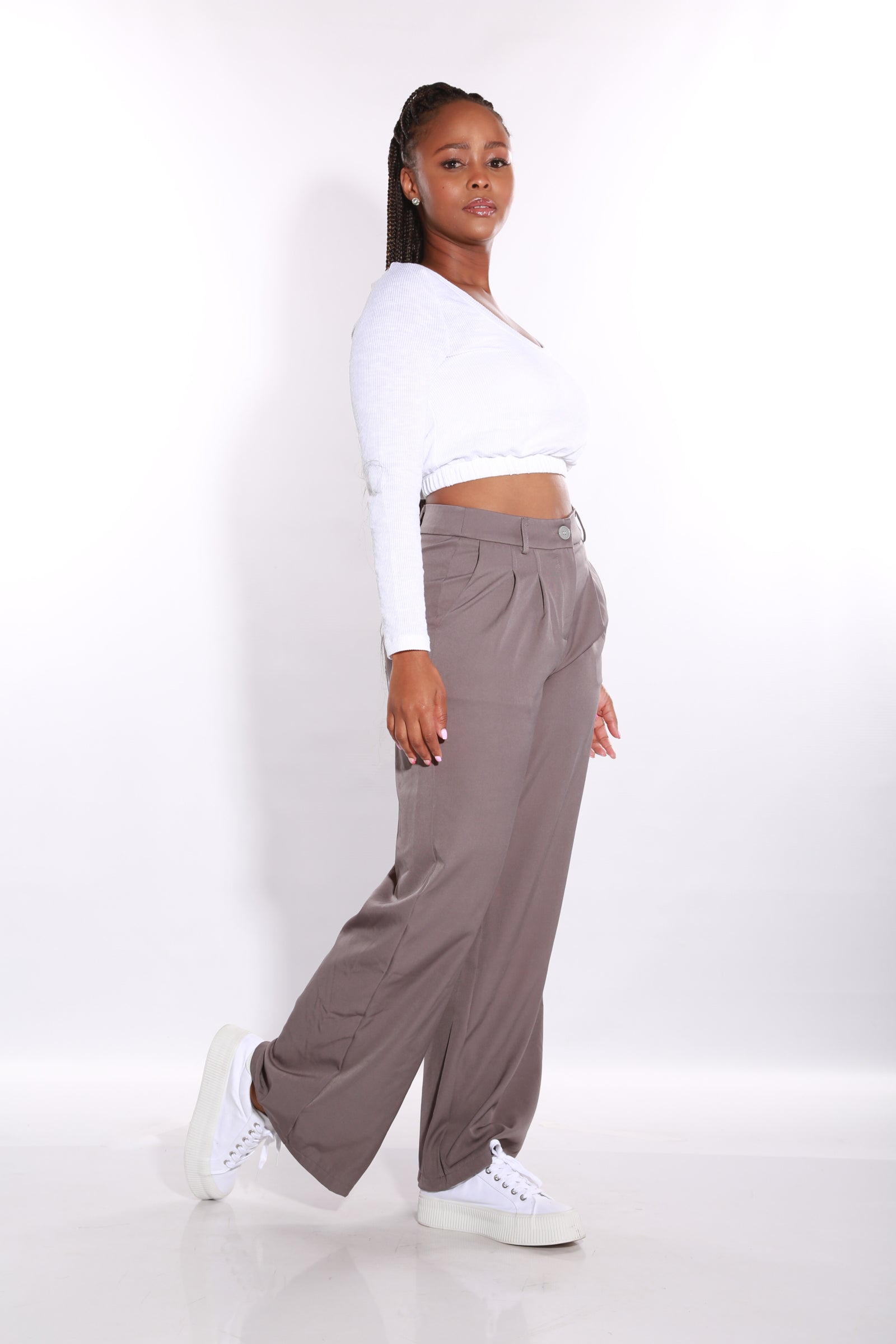 GNT Wide leg pants - grey