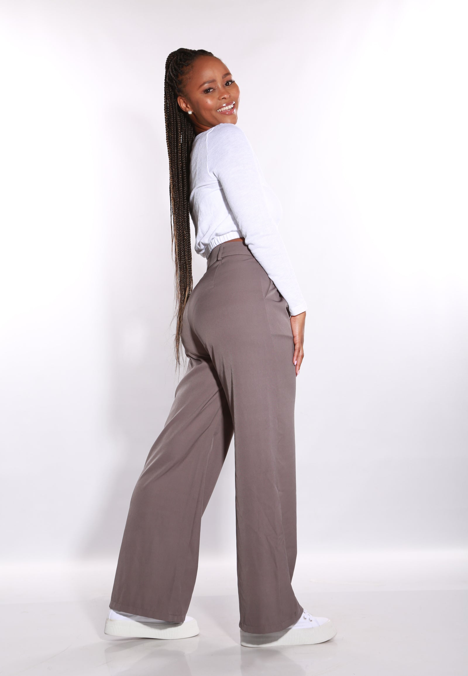 GNT Wide leg pants - grey