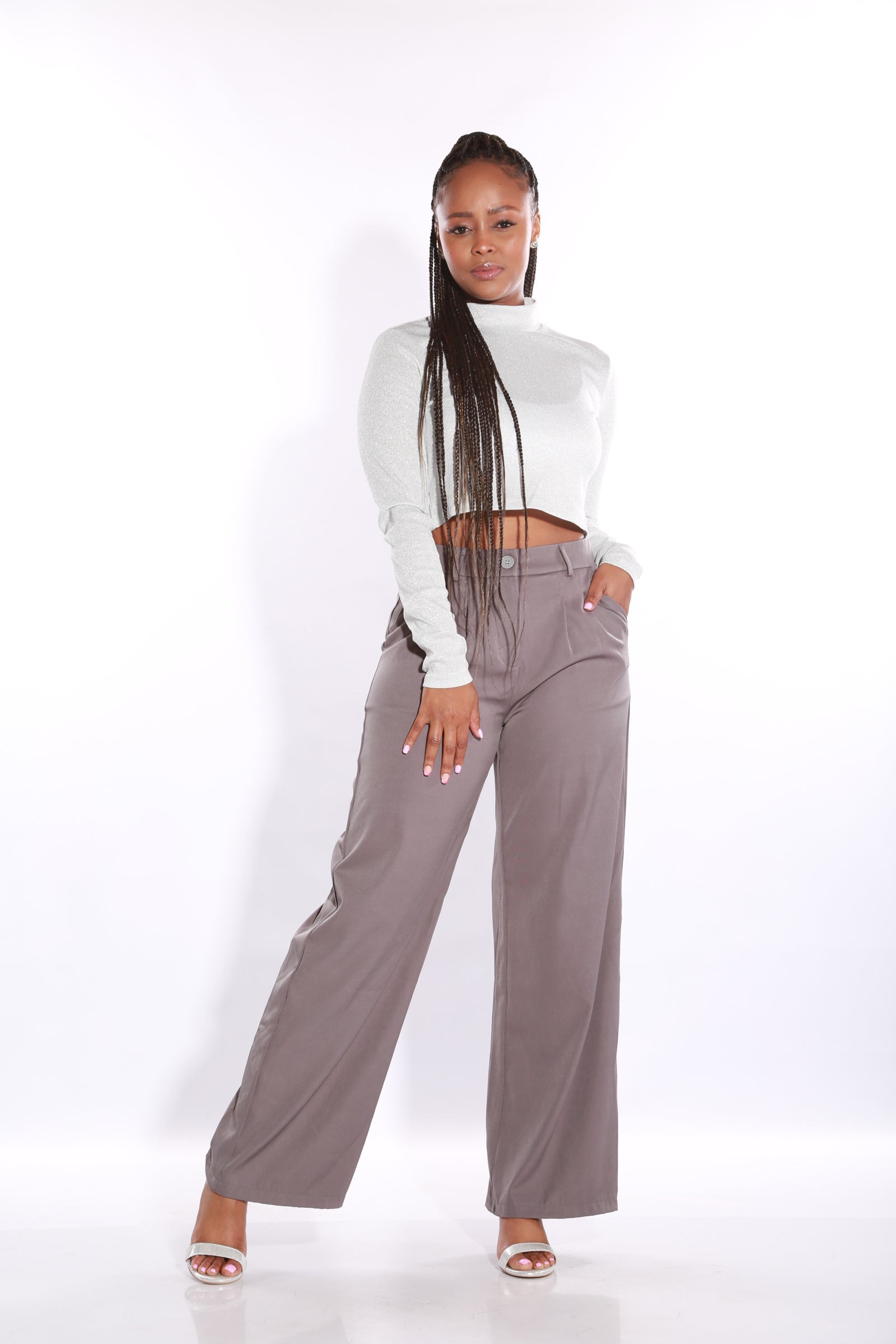 GNT Wide leg pants - grey