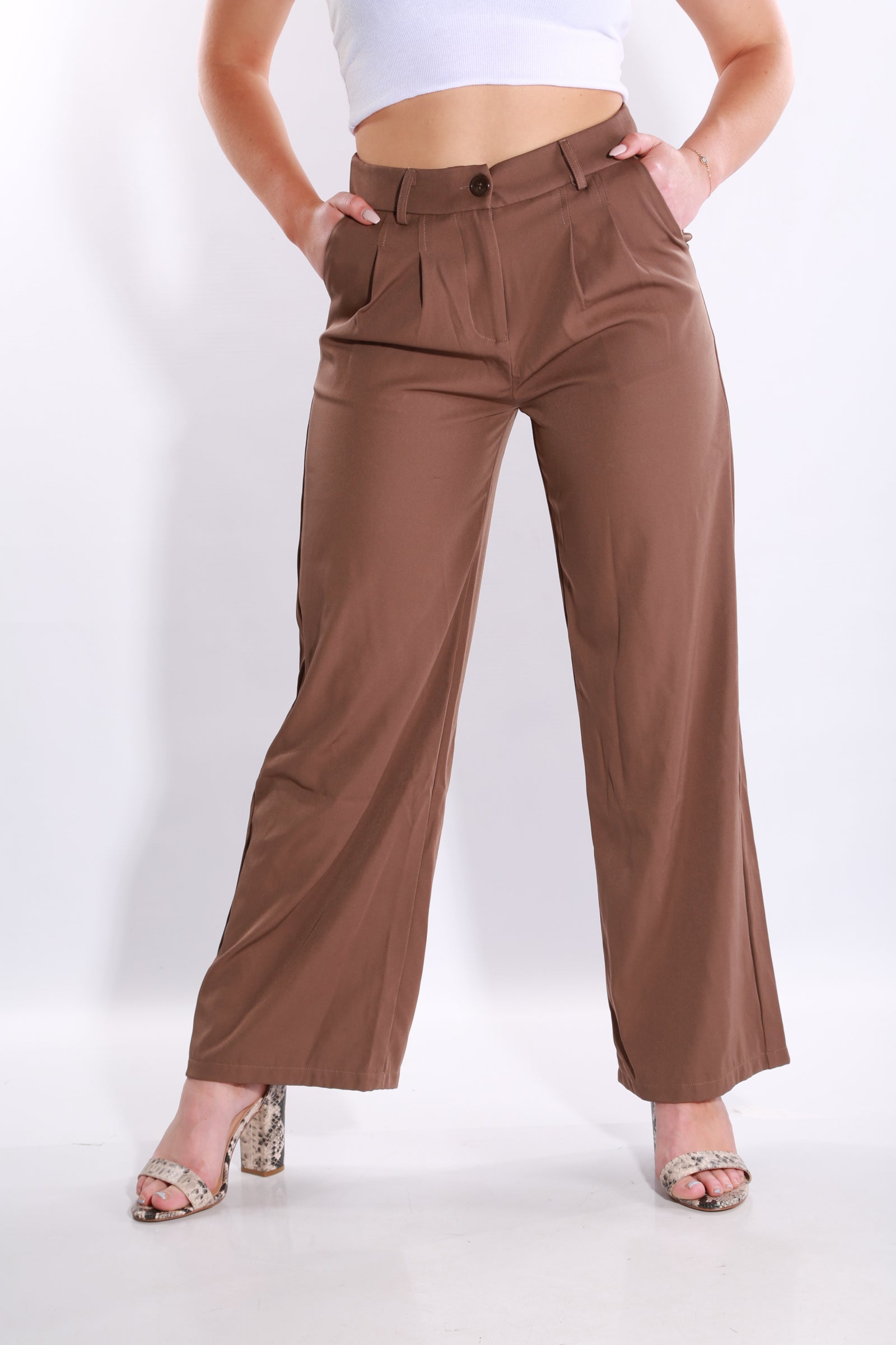 GNT Wide leg pants - brown