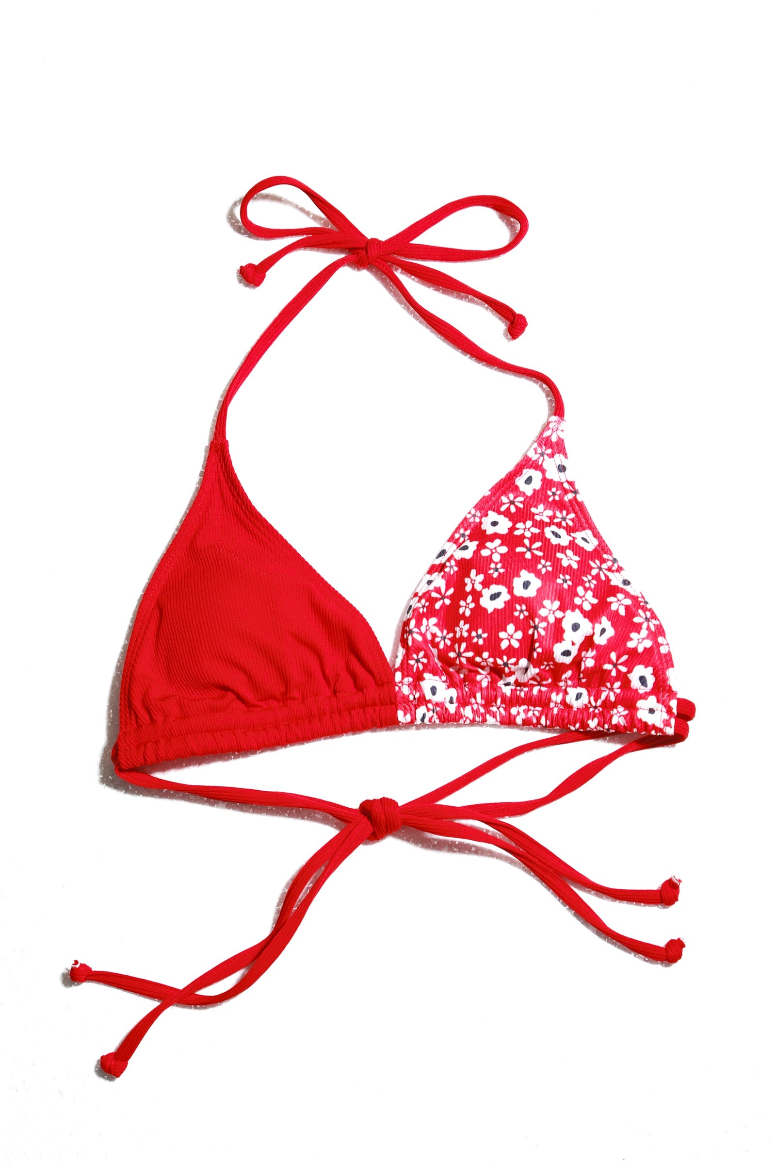 Image of Beach Bunny Ibiza Bikini Top -red