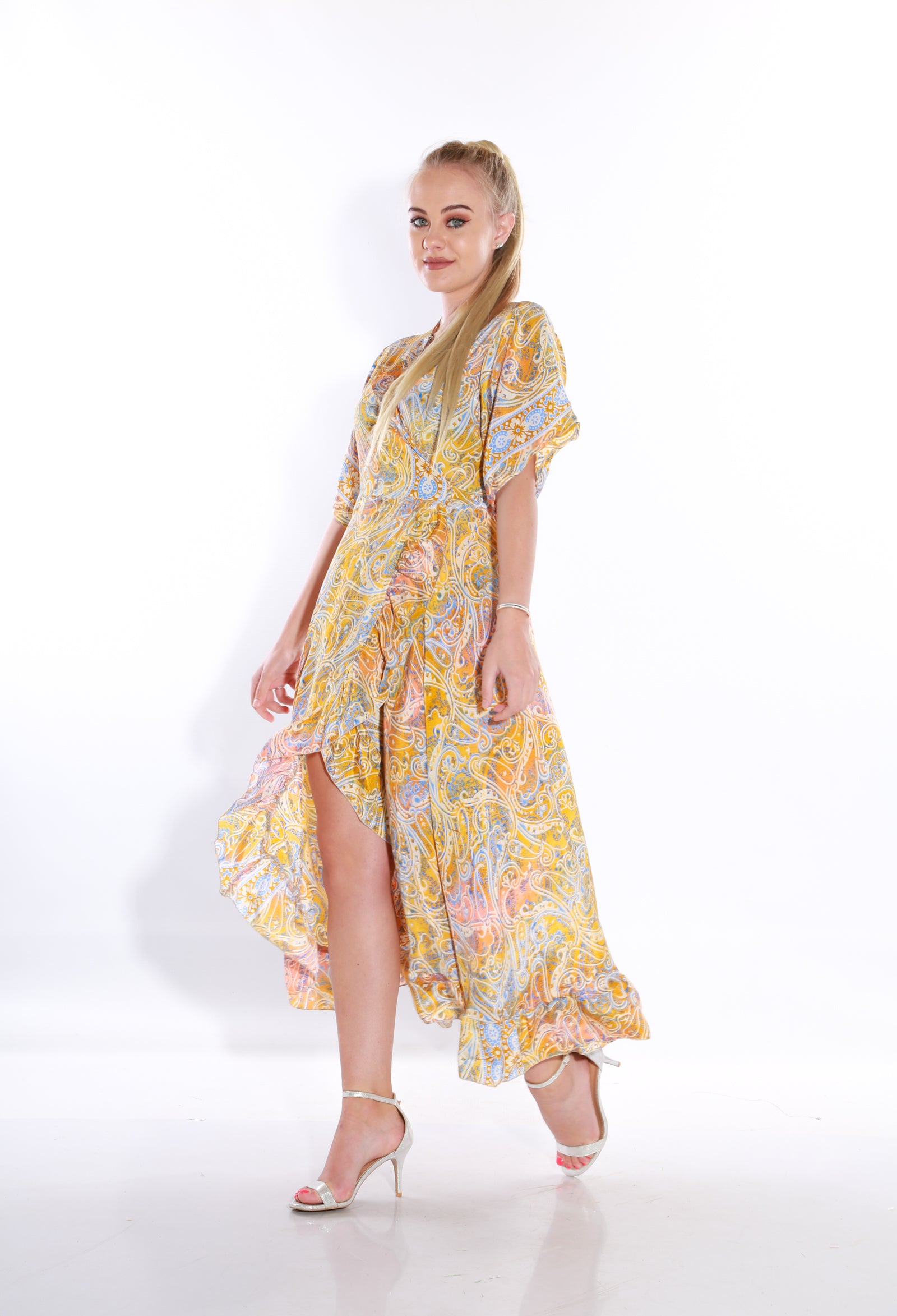 Image of Happy wrap maxi dress- tuscany