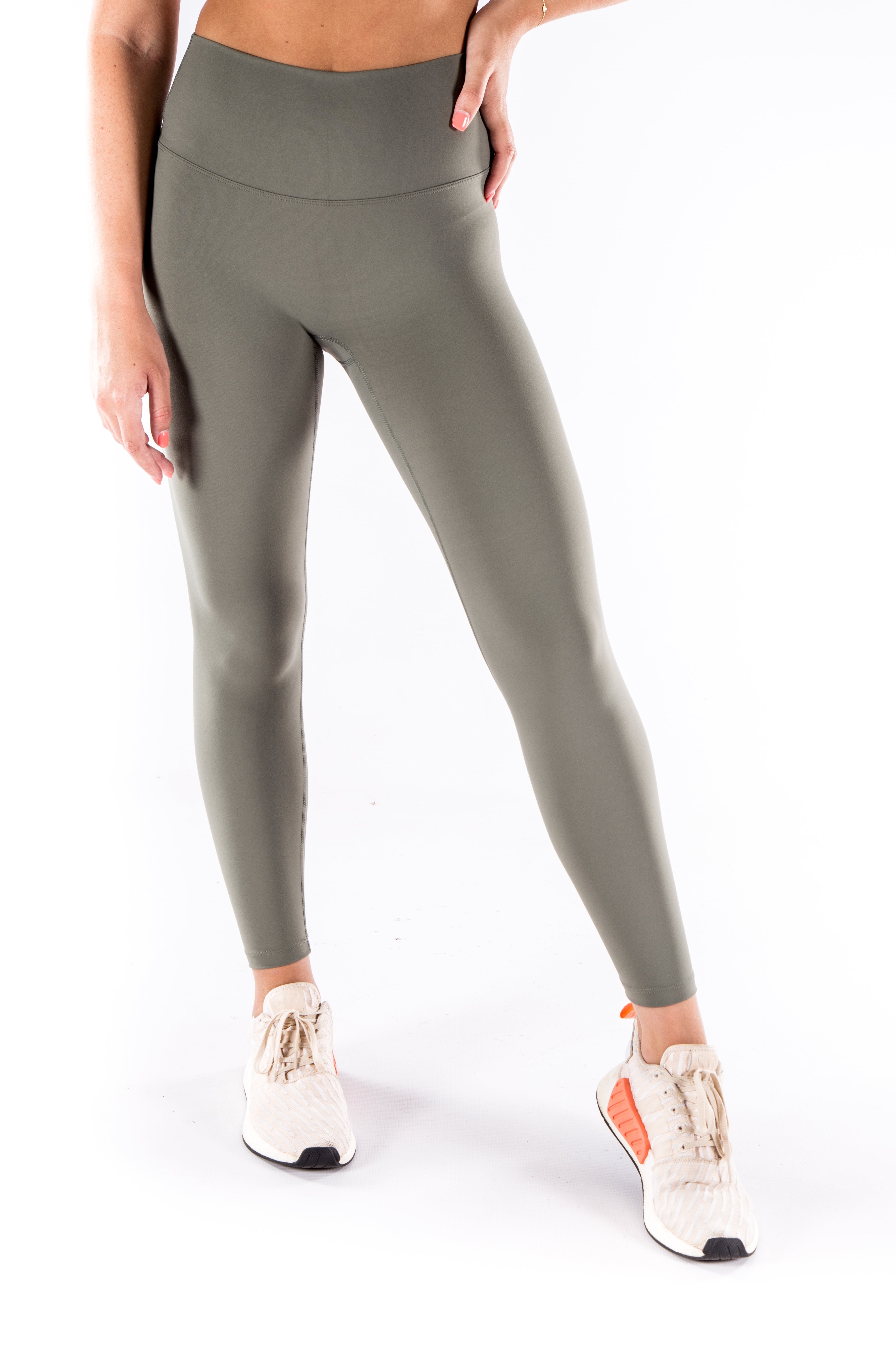 Image of Wonderfit Lulu  - Buttery soft Yoga Pants- Olive